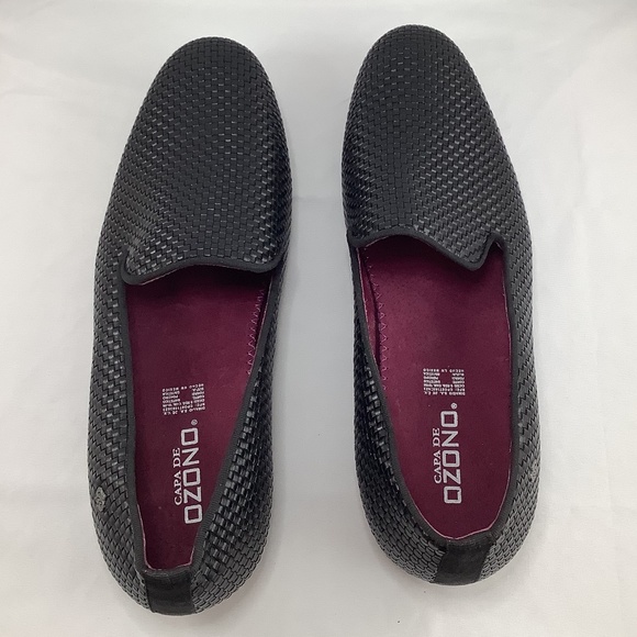 New Capa De Ozono Porcino Leather Loafer 9.5 Black - Picture 8 of 13